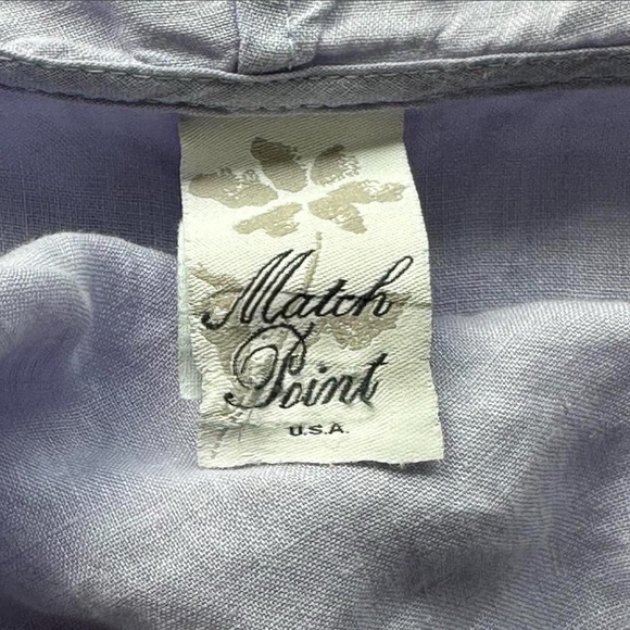 Light Lavender Linen Sleeveless Cowl Neck Dress with Pocket Detail M - Picture 5 of 6